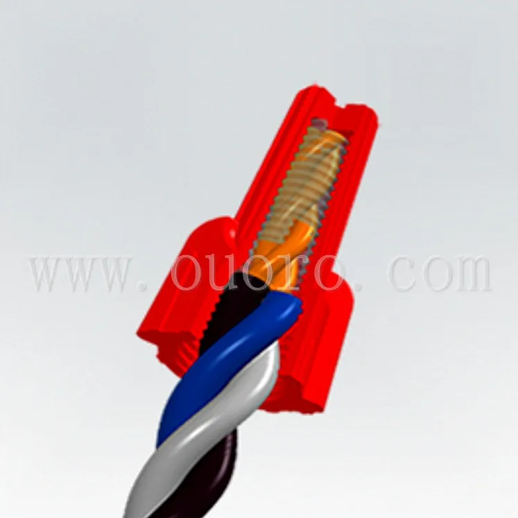 P12 Double wing screw closed end wire connector