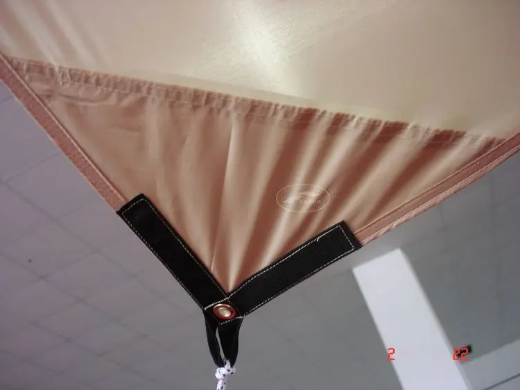 Personalized Custom Labelling Tarp Sun Shade Canvas Camping Shelter Outdoor Rain Sheet Top Quality Eco-Friendly Light Weight