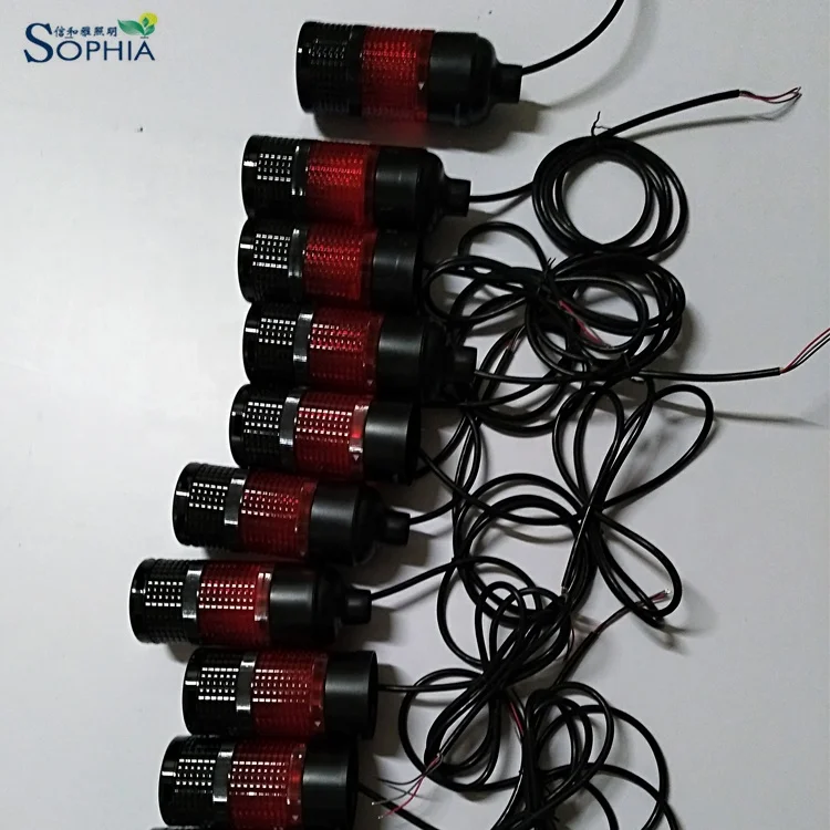 New  outdoor used IP65 70mm led signal tower light with buzzer