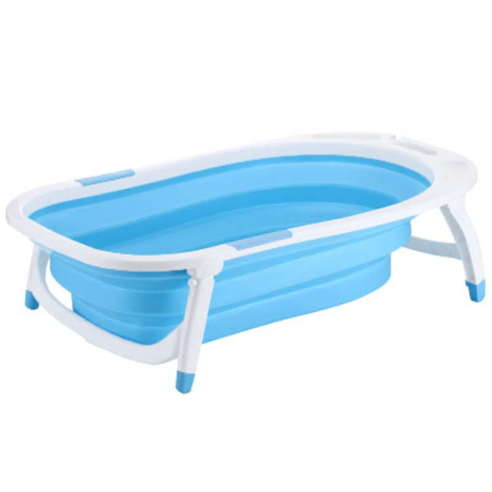 children size portable folding plastic baby bath tub