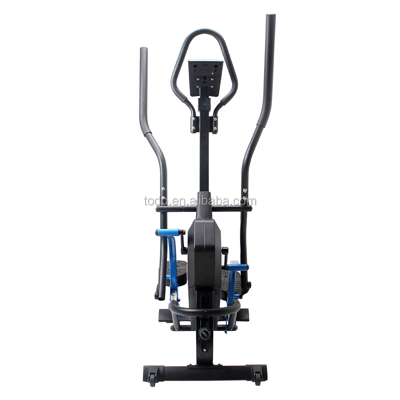 Популярная Магнитная эллиптическая машина, эллиптический велосипед с колесами, перекрестный эллиптический тренажер