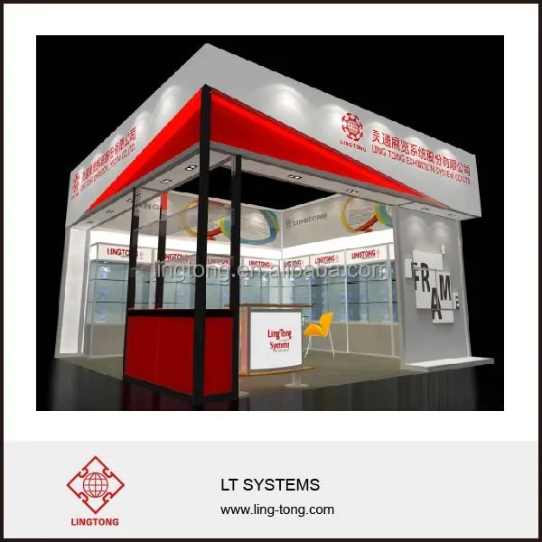 customized exhibition stand for display with 0ctanorm system