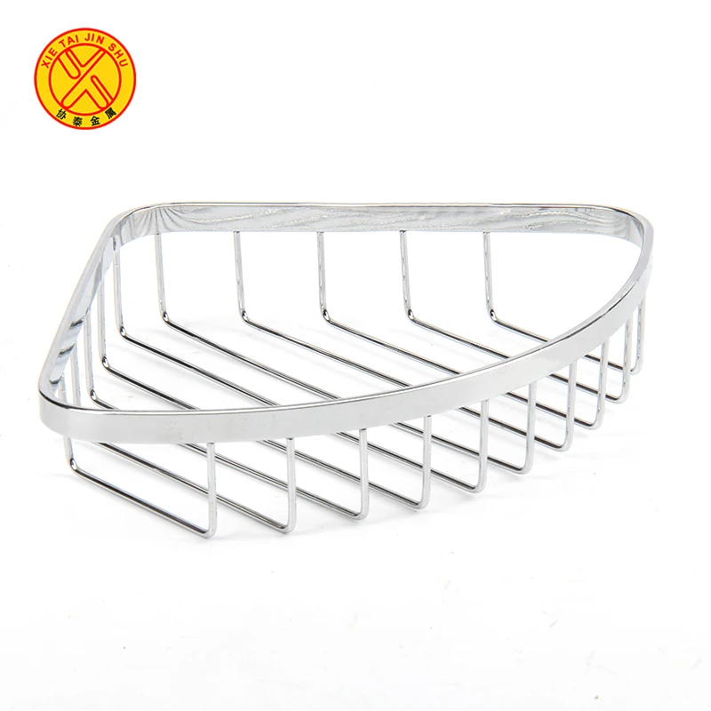 Zhongshan Factory Design bathroom rack metal basket shelf for home use