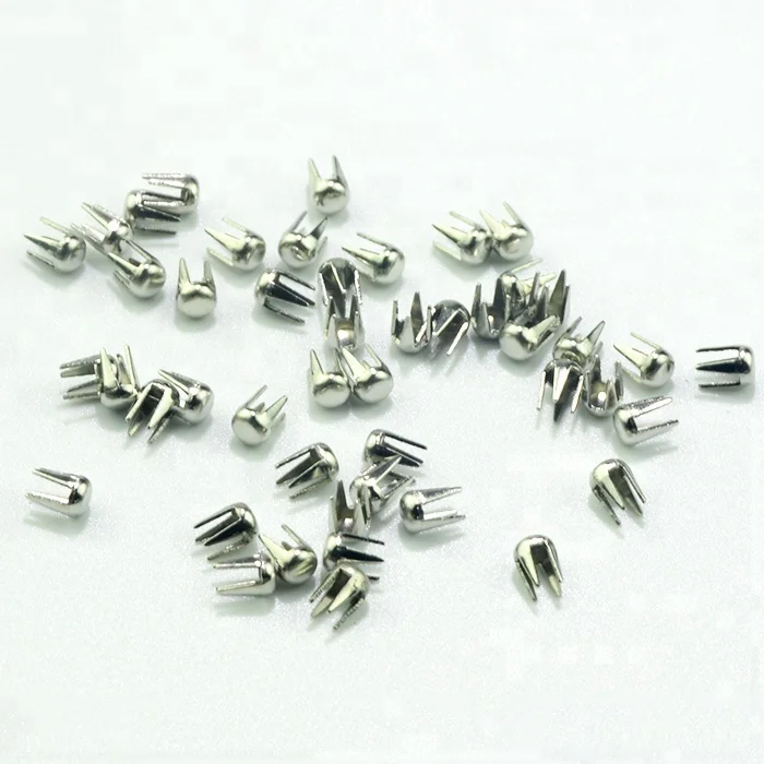 Lead free nickel free stainless 4 feet metal claw pins for attaching ABS pearl beads