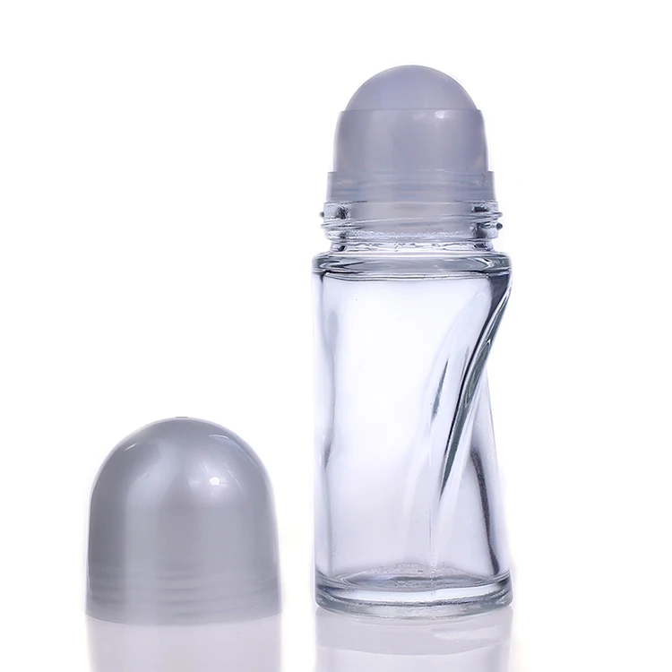 
Plastic roller glass roll on deodorant empty bottle 50 ml attar big 20ml 30ml 50ml PET roll on ball bottles packaging 