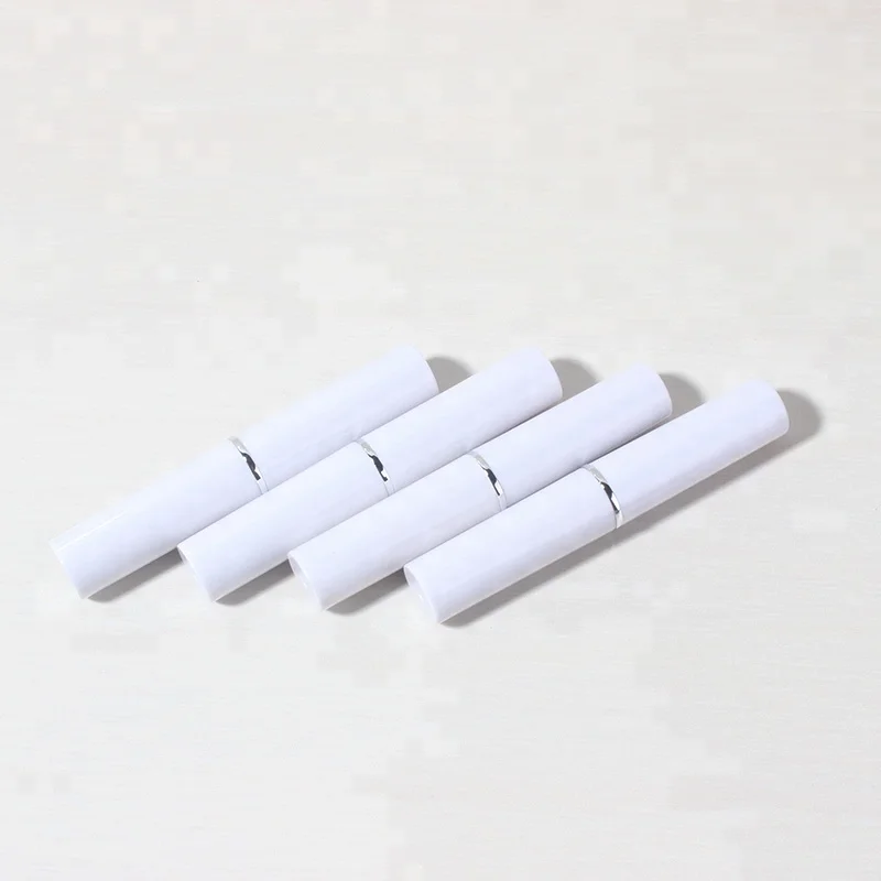 Small capacity white lipstick tube lip balm tube multi balm stick plastic lip gloss soft tube container