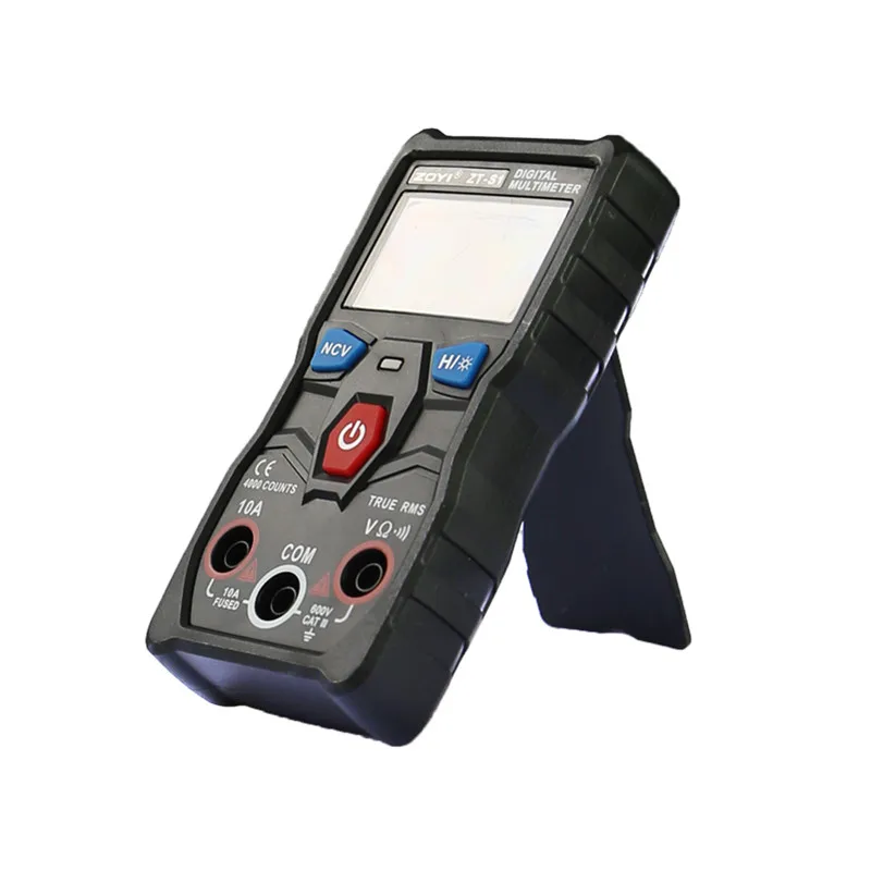 Original Manufacturer ZOYI ZT-S1 Automatic True-RMS AC DC Voltage Current OhmDigtial LCD Display Multimeter