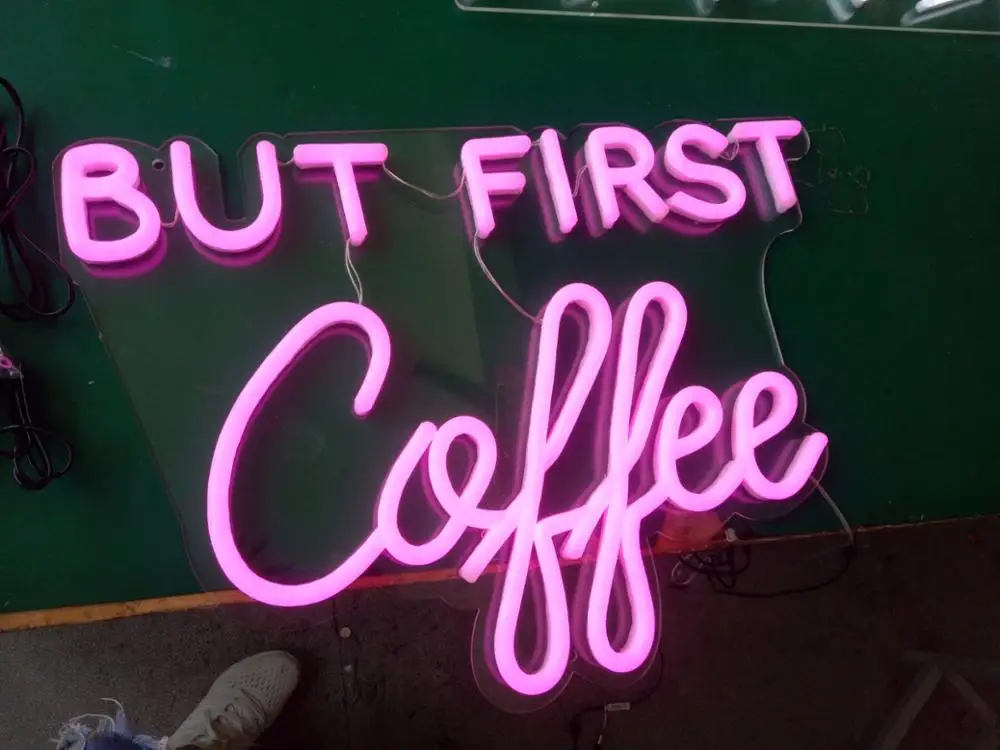 DC 12v cafe coffee shop decorative led neon flex china custom neon sign