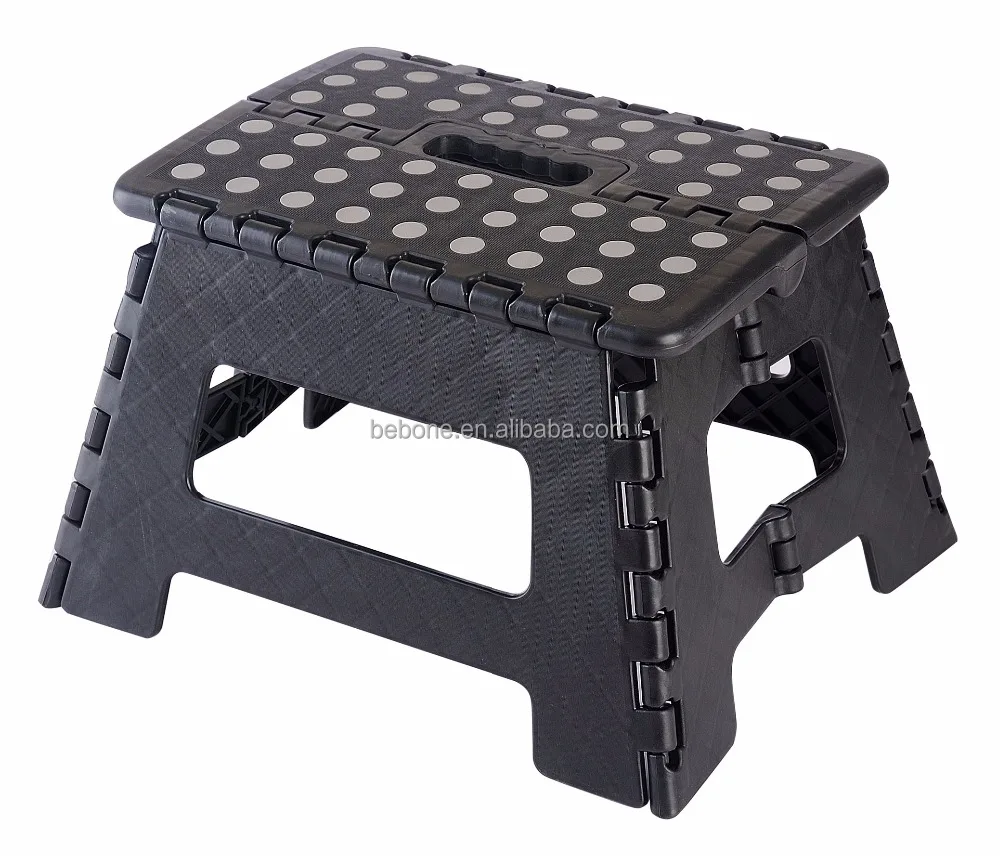 High quality cheap custom colorful small size EN14183 plastic folding kids foldable stool for baby sitting