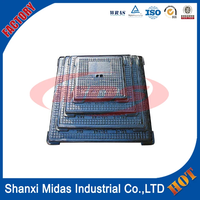 Пользовательские ковкого чугуна крышка люка ди en 124 d400