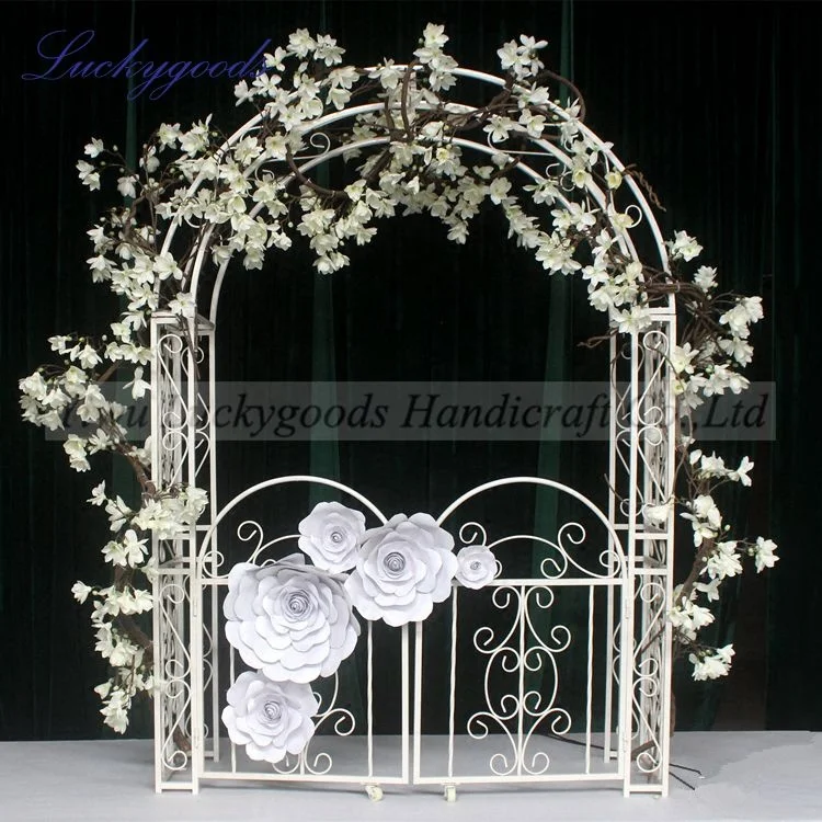LDJ892 royal white holiday festival wedding horse carriage backdrop decor for sale