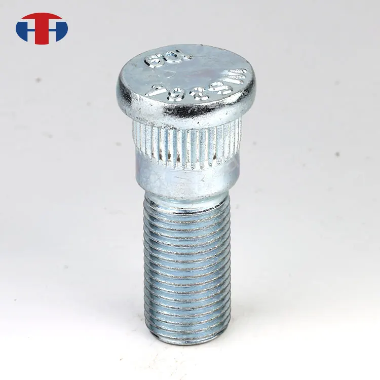 China Supply High Strength Silver Wheel Bolts Knurl Studs