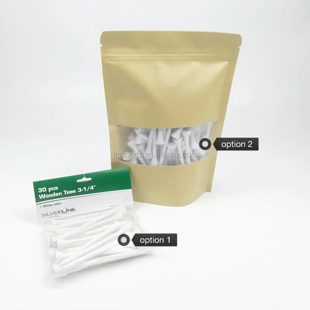 Colored Long Wooden Golf Tees