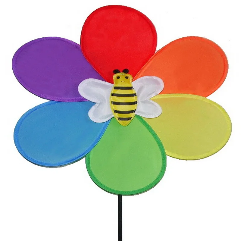 Garden Single Flower Pinwheel Decoration Item