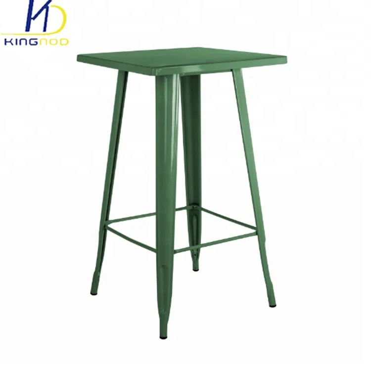 Popular Classic Design Outdoor Indoor Available Industrial Metal High Bar Table