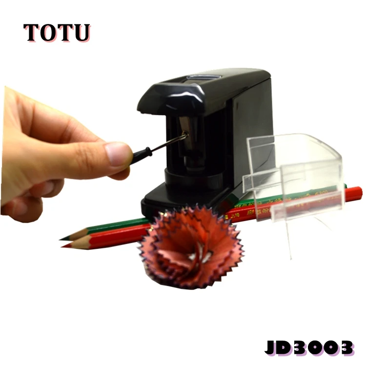 USB электрическая точилка для карандашей для офиса и дома, Черная