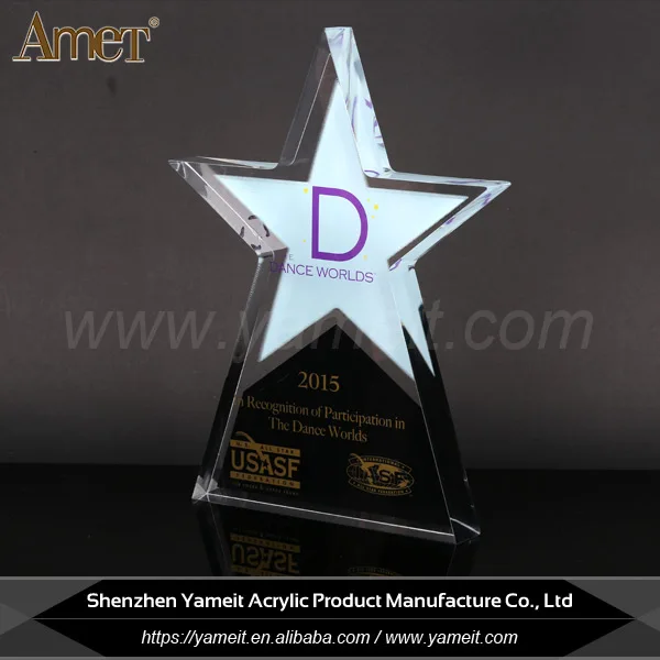 Фабрика качества акриловый трофей акриловые заготовок