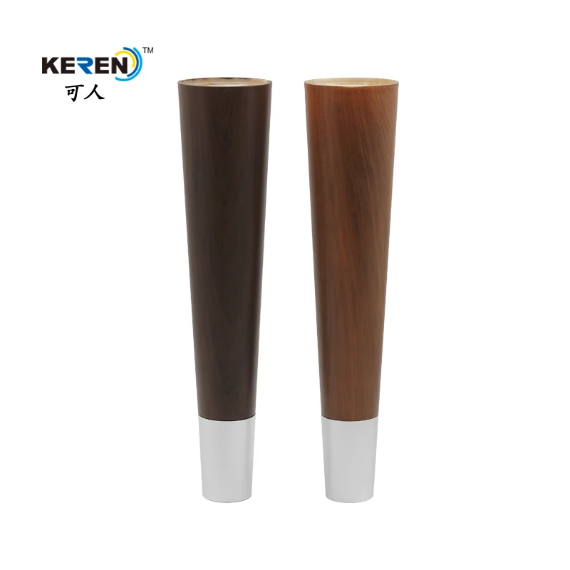 Конические ножки для мебели круглые журнального столика с серебряными носками