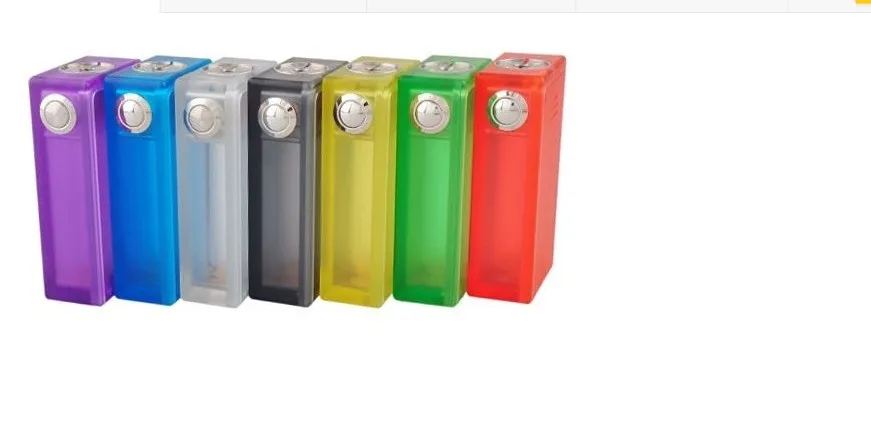 Newest small size clear mini abs box mod, ABS mini mech mod for crazy