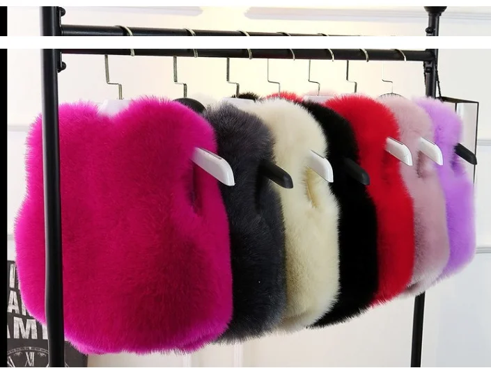 Детский меховой жилет B22800A, жилет из искусственной лисьей шерсти, куртка, жилеты