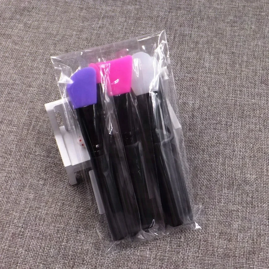 6PCS Silicone Mask Brushes Kit Women Silicone Cosmetic Face Mask Brush Set And Eye Makeup Brushes Pro Tool