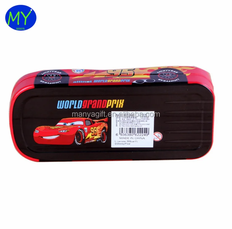 Factory hot sales car shape tin pencil case with CE certificate