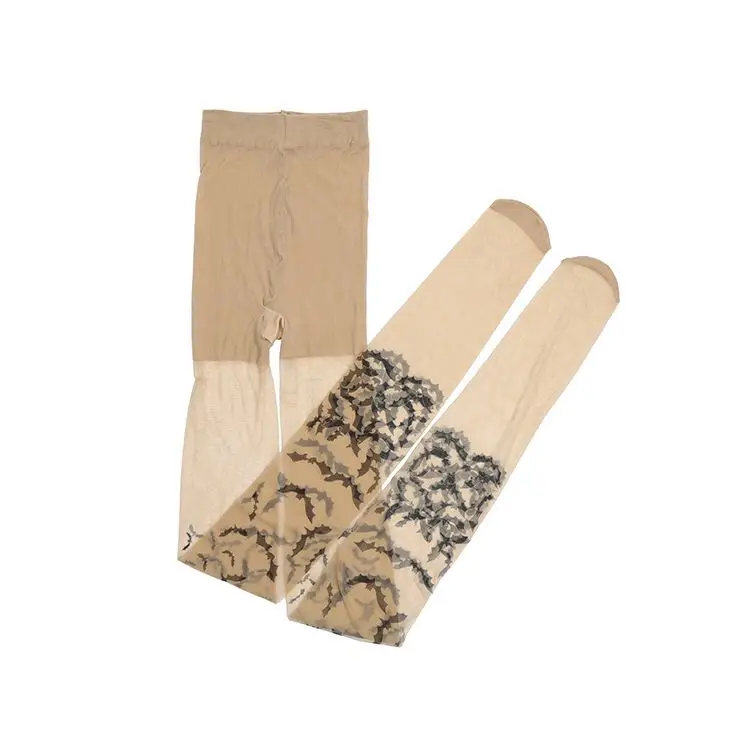 OEM Service Women Leggings 2020 Digital Printing Black Bat paisley tattoo printed stocking