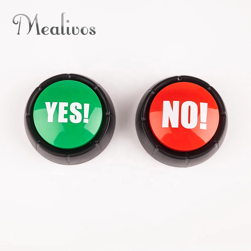 Yes and No Decision Buzzer Buttons - 2 Pack