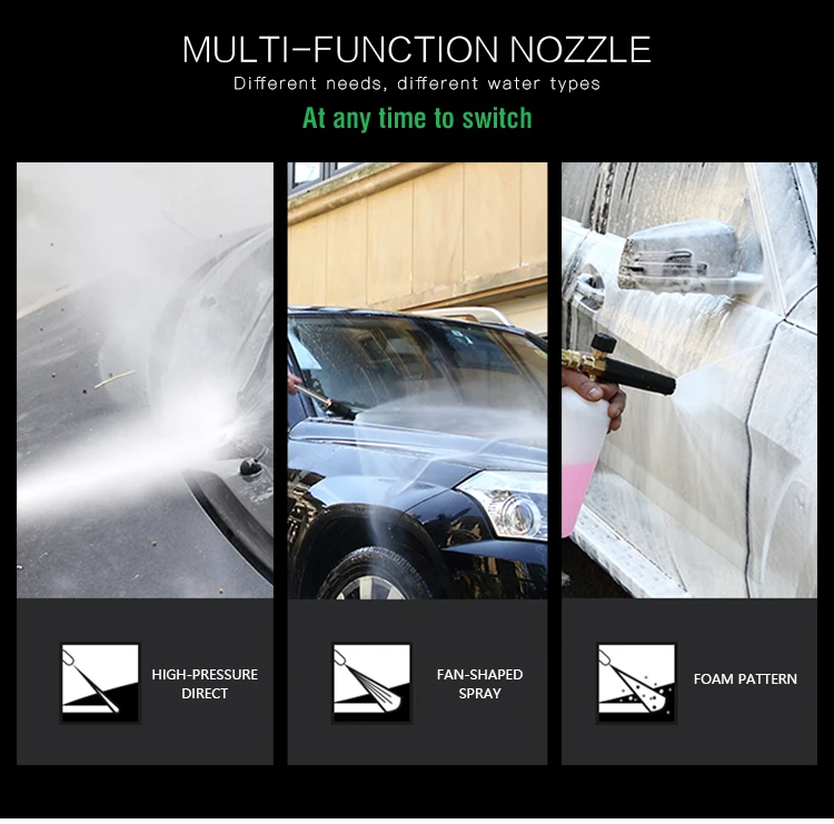 Портативный автомобильный мойщик высокого давления JZ D3 для очистки автомобиля