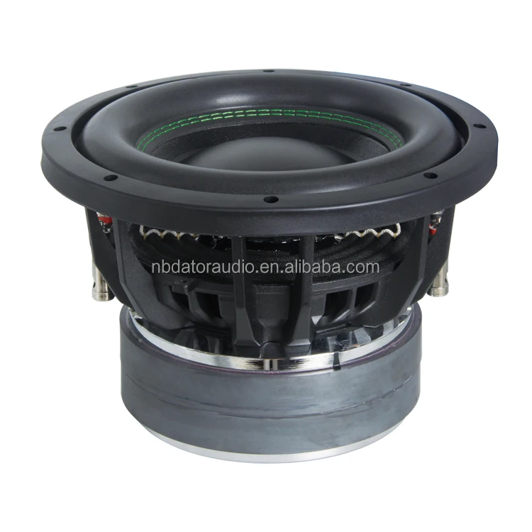 10 inch subwoofer SUB-1008 high output with aluminum basket