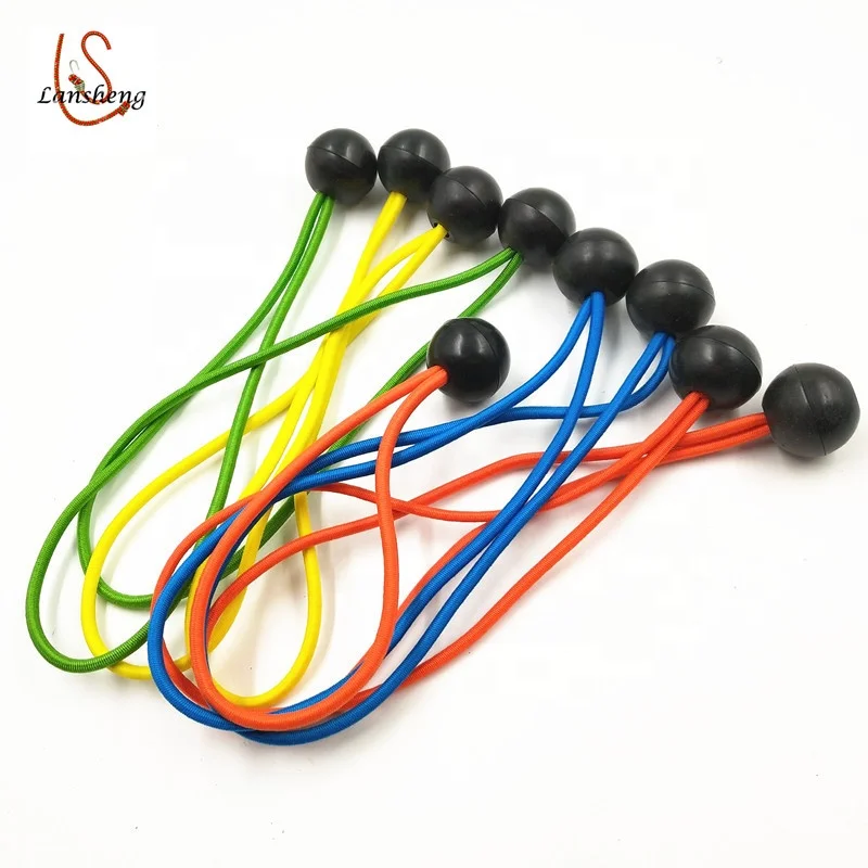 4mm 5mm High Quality Multi-purpose Colorful Round Ball Elastic Bungee Cord