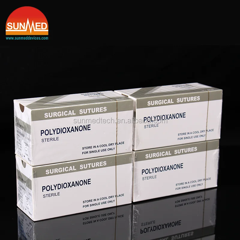 
Polydioxanone PDO suture USP3/0 75cm 1/2circle round bodied 30mm sterile 