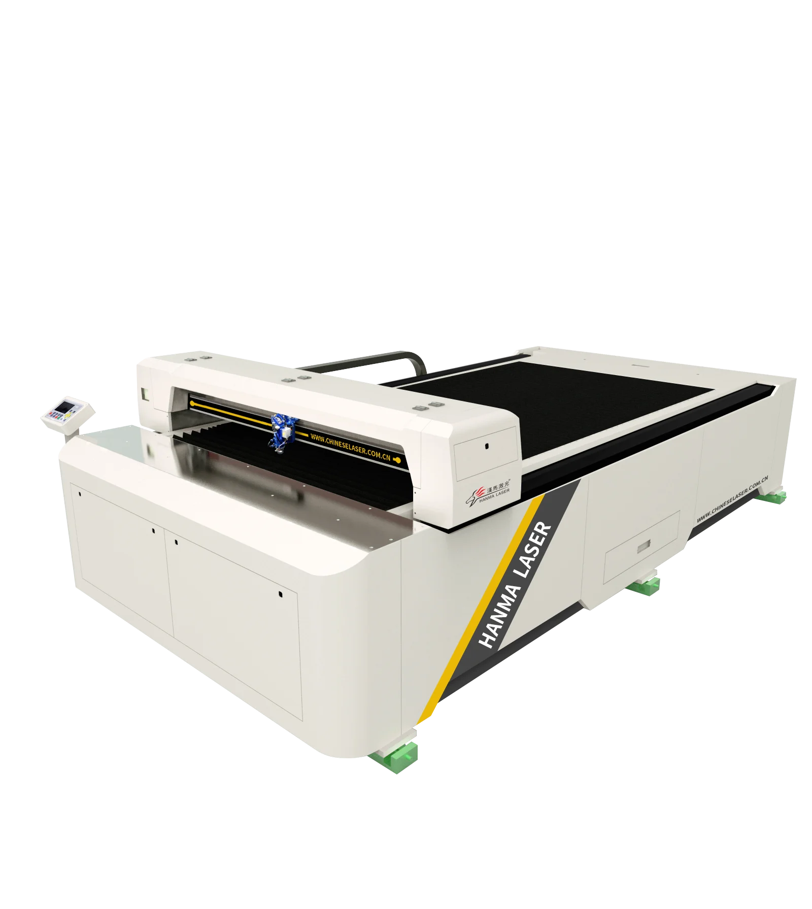 Guangzhou HM-1325 Large scale CNC CO2 Laser Acrylic/wood Cutting Bed /CE Approved