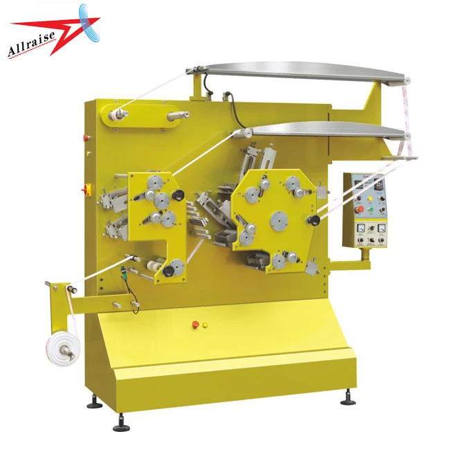 Flexo Fabric Rotary Label Printing Machine Double Side 4 Color Garment Care Flexo Label Printing Machine