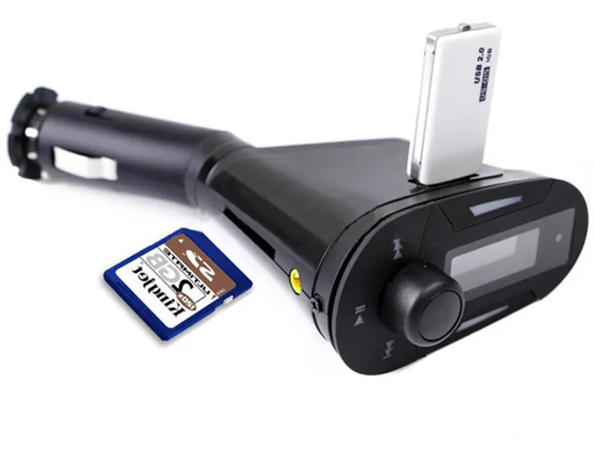 Оптовая продажа с завода Автомобильный MP3-плеер беспроводной FM-модулятор USB/SD/кардридером разъемом MMC и пультом дистанционного управления MK1805