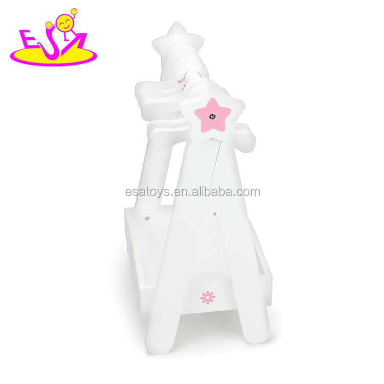 2018 New design lovely wooden cloth hanger rack for baby W09B078