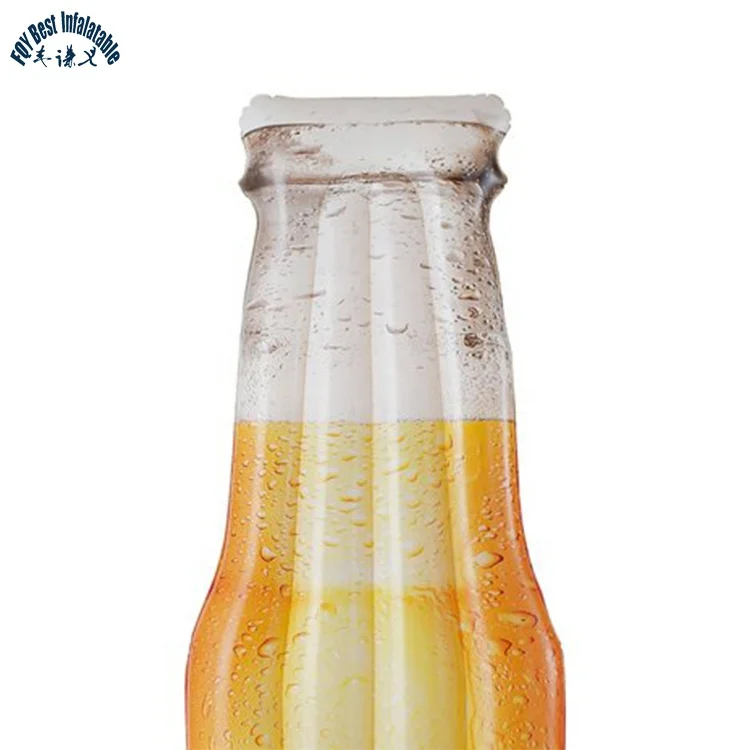 
Fun Stylish Beer Bottle Inflatable Pool Float Advertising Model Toys 