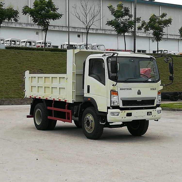 China Sinotruk homan 4x2 10Ton light duty dump truck for sale
