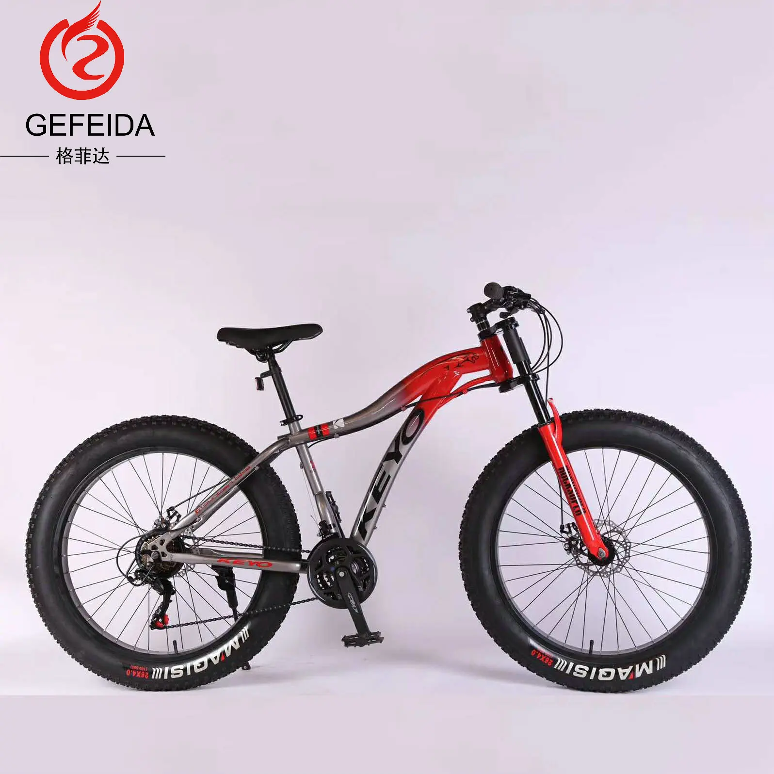 Hot sale bicicleta  bicycle folding bike high carbon steel frame cycle cruiser 21speed  26 inches 4.0 fat tyre  snow sand bike