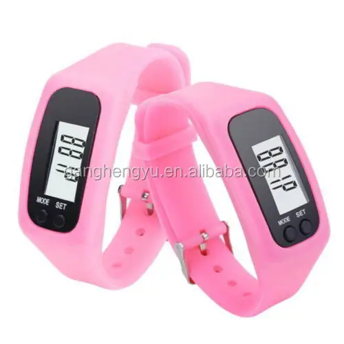Smart 2D Silicone Bracelet Wristband Pedometer