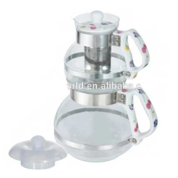 fire resistant glass turkish teapot brew teapot