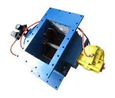 Cement Silo discharge motorized Flow Control Gate 4 inch gate valve