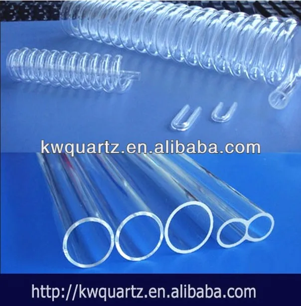 спиральных кварцевой стеклянной трубки производителя из китая