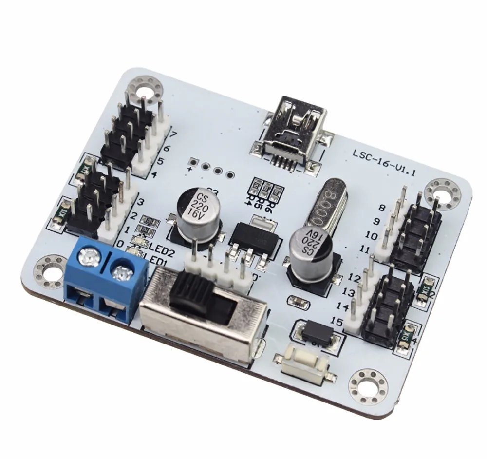 Hiwonder Overload protection robot mechanical arm special accessories 16 Channel Digital Servo Controller