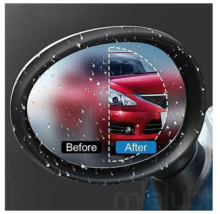100*100mm Car Accessory Mirror Anti Fog Film Waterproof Car Rearview Window Protective Film