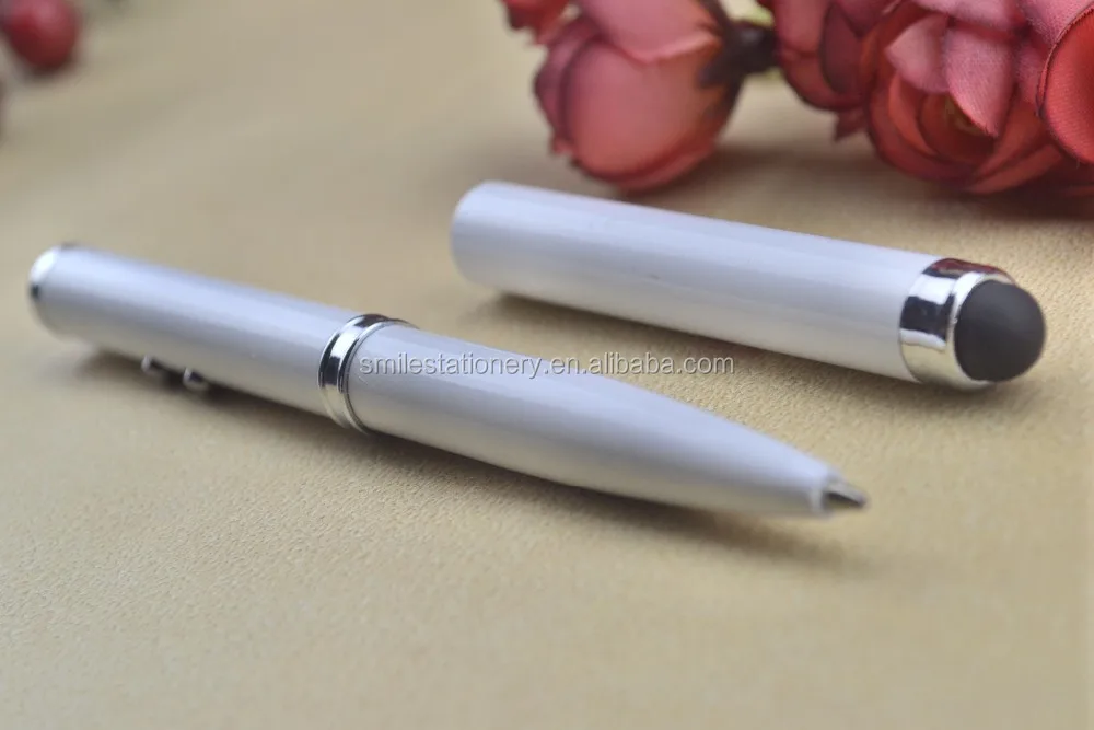 4 in 1 led red laser pointer pen laser pointer ball pen stylus pen and led light