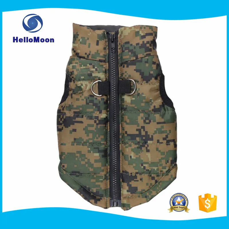 Wholesale Camouflage Warm Dog Jackets For Winter