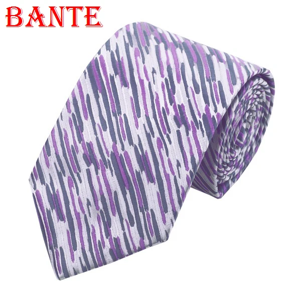 Striped Floret Handmade Necktie Custom High Quality Silk Woven Tie for Men Formal Party