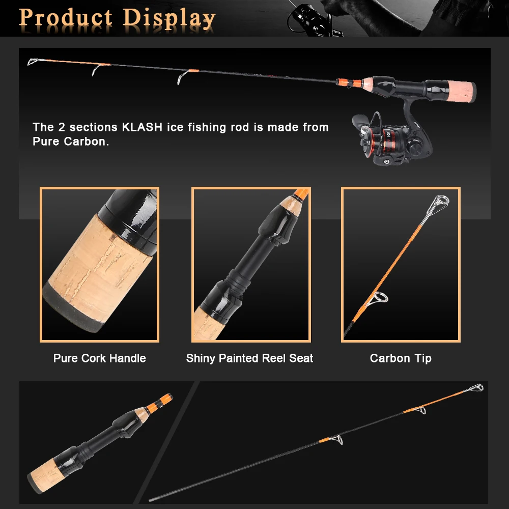 Ice Fishing CNC Machine Handle Aluminum Spool Fishing Reel Combos