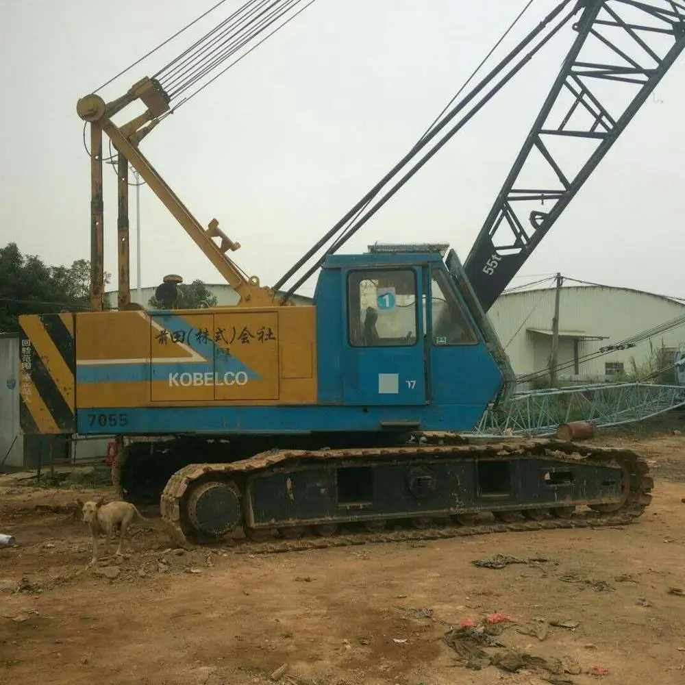 Kobelco 7055  55Tons 50tons Japanese crawler  crane,Hitachi KH180-3 crawler crane